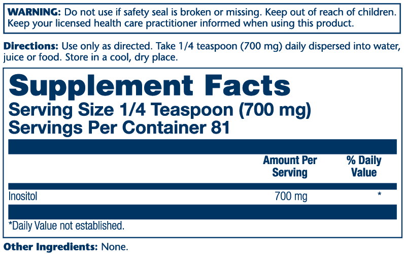 Inositol Powder 700mg