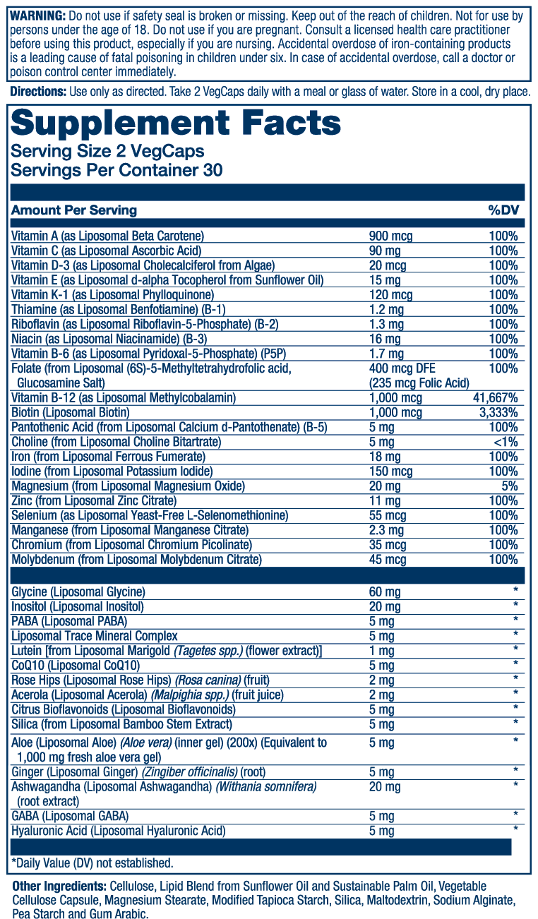 Liposomal Multivitamin Women's