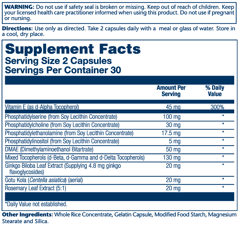 Phosphatidylserine Plus