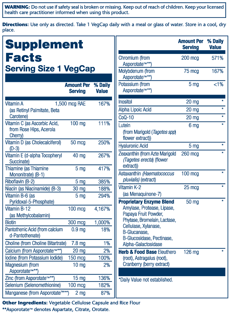 Once Daily Adult 50+ Multivitamin