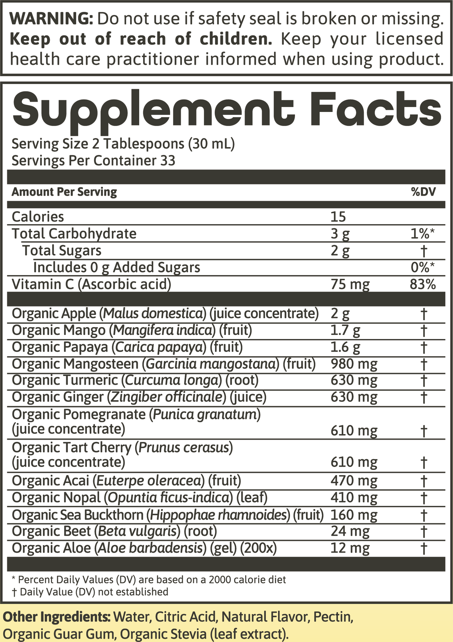 Nopal Juice Blend