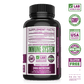 Zhou Nutrition High Potency Resveratrol Capsules. Lab verified, good manufacturing practices, made in the USA with global ingredients, made with non-GMO ingredients, gluten free