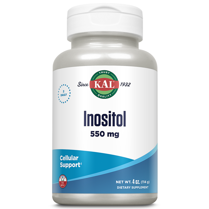 KAL Inositol Powder 550mg | Brain, Nervous System & Mood Support, Healthy Glucose Metabolism