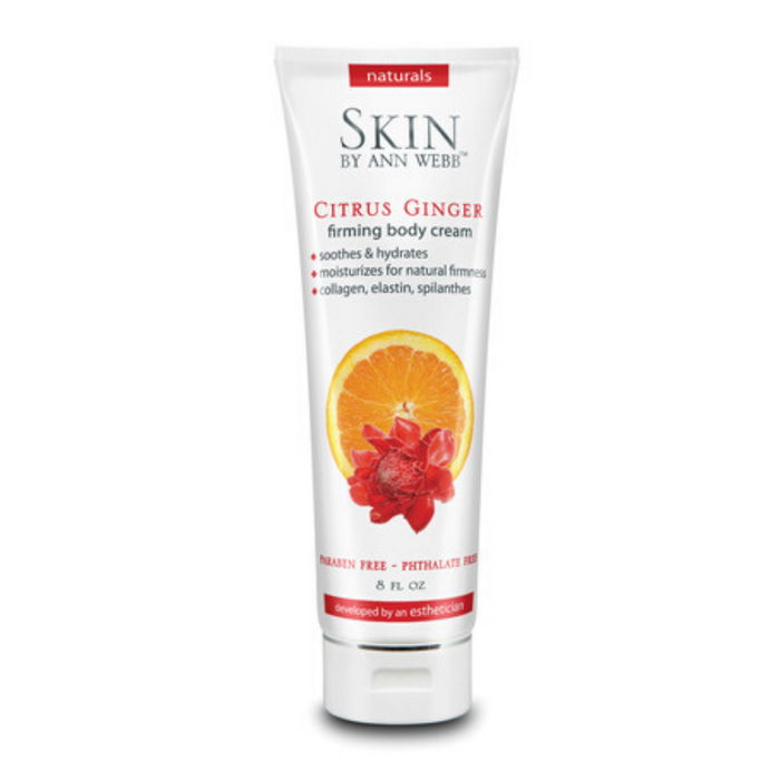 Skin By Ann Webb  Citrus Ginger Firming Body Cream (Tube) | 8oz