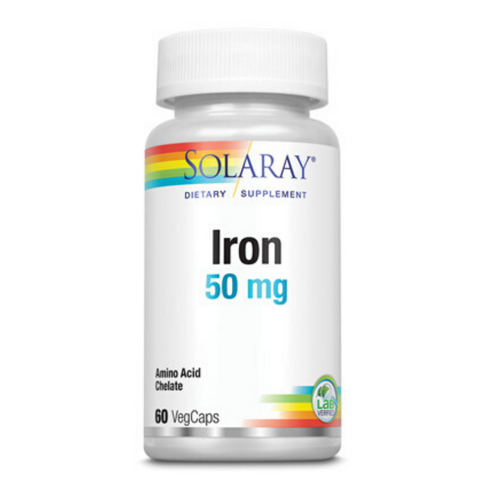 Solaray Iron 50mg | 60 CT