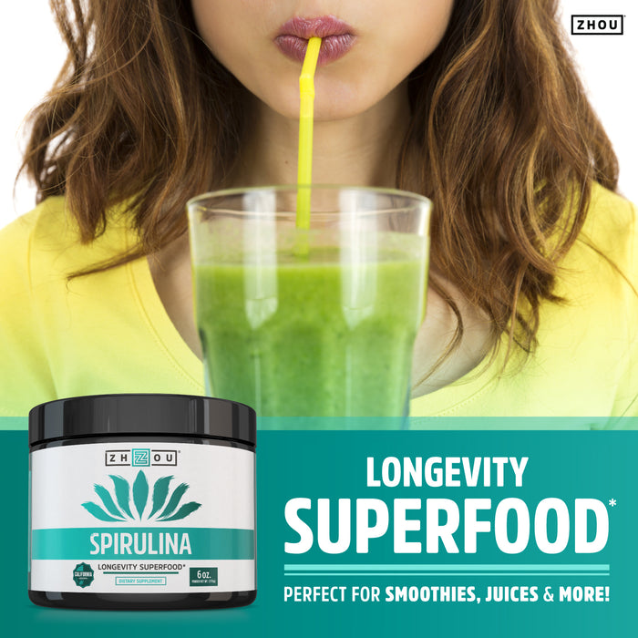 Spirulina : 32: Fine, (Jar) 6oz