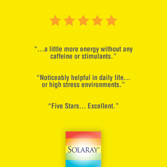 Solaray Eleuthero | Adaptogen for Healthy Stress, Stamina & Mental Alertness Support | Non-GMO, Vegan | 100ct, 50 Serv.