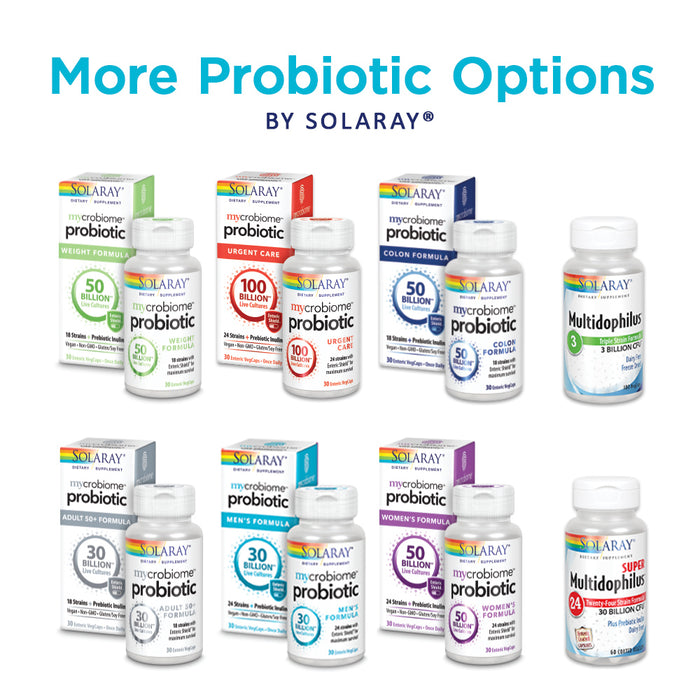 Solaray Multidophilus 3 Strain Probiotic Powder | 5 Billion CFU | Healthy Gut Support | Approx 130 Servings | 2.5 oz