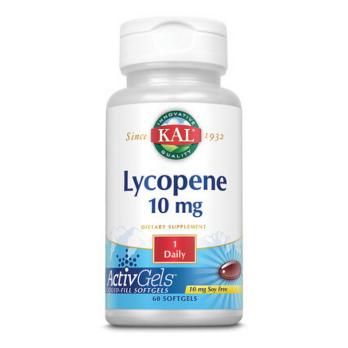 KAL Lycopene ActivGels | 10mg 60ct