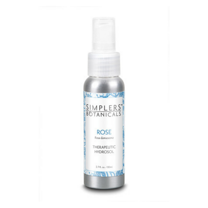 Simplers Botanicals Rose Hydrosol, Spray (Btl-Aluminum) | 80ml