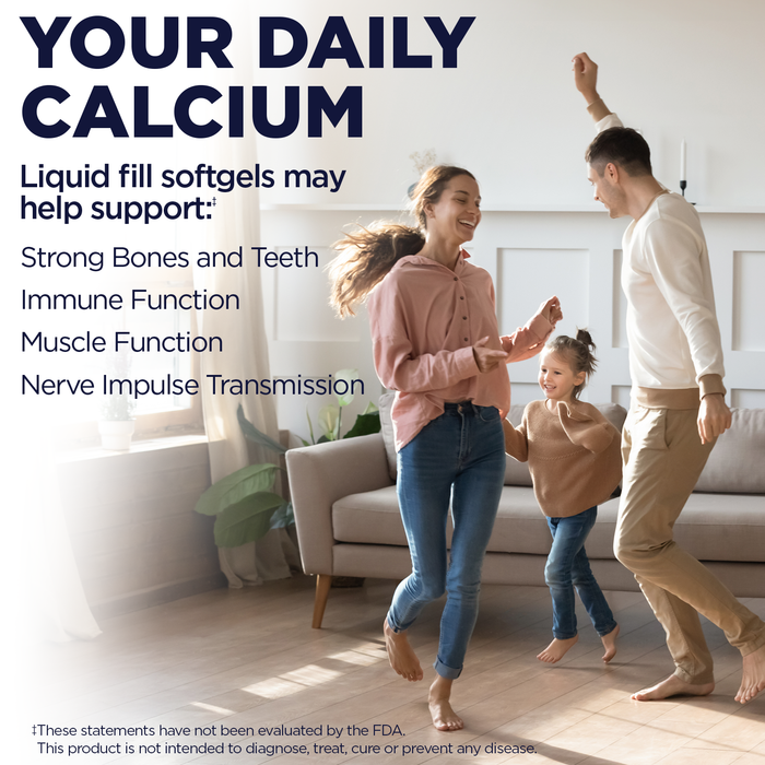 KAL Soft Calcium 1200 mg, High Potency Calcium Supplement with Vitamin D3, Bone Health, Strong Teeth, Immune Support, High Absorption ActivGels, Soy Free, 60-Day Guarantee, 60 Servings 120 Softgels