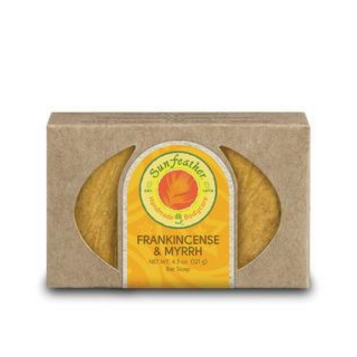 SunFeather Bar Soap, Frankincense and Myrrh | 4.3 Ounce