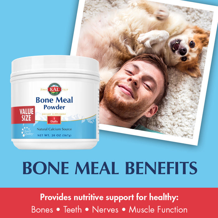 KAL Bone Meal Powder Sterilized Edible Supplement Rich in Calcium The Healthway Store