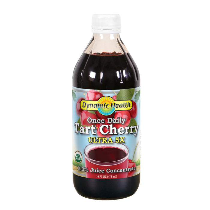 Dynamic Health Tart Cherry Ultra 5x Certified : 72495: Liq, (Btl-Glass) 16oz