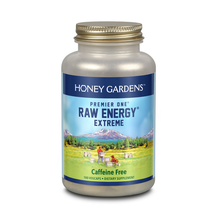 Honey Gardens Raw Energy Extreme : 46100: Cap, (Btl-Plastic) 720mg 100ct