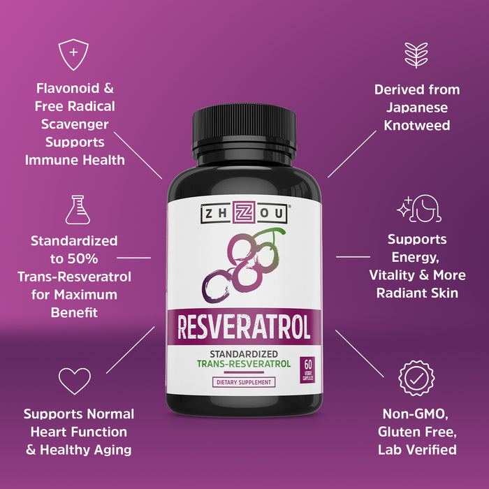 Resveratrol : 29: Vcp, (Btl-Plastic) 1000mg 60ct