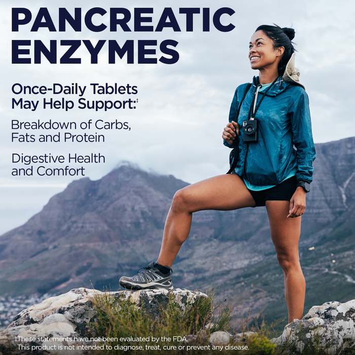 KAL Pancreatin 350mg, Digestive Enzymes for Women and Men, Pancreatic Enzymes for Digestive Health Support, Gluten Free, Non-GMO, Rapid Disintegration, 60-Day Guarantee, 100 Servings, 100 Tablets