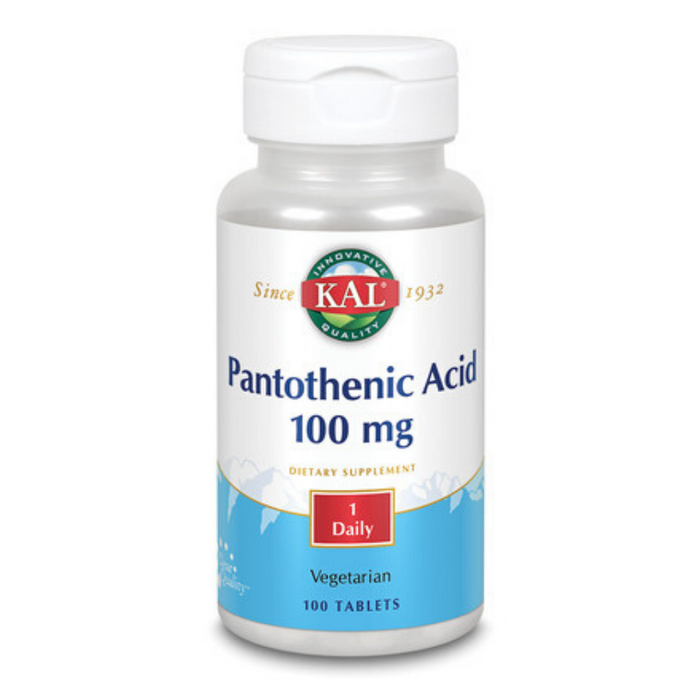 KAL Pantothenic Acid 100mg | 100ct