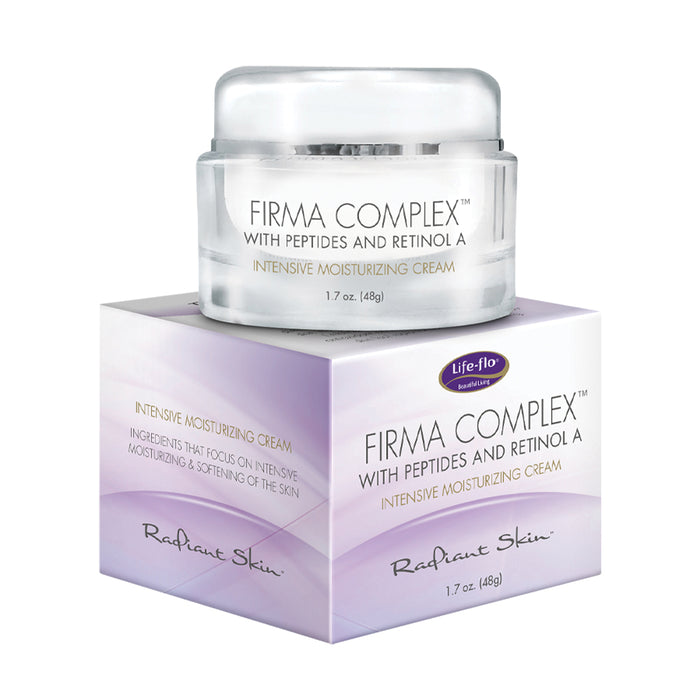 Life-flo Firma Complex with Peptides and Retinol A | Intensive Moisturizing Cream | Radiant Skin Formula | 1.7oz