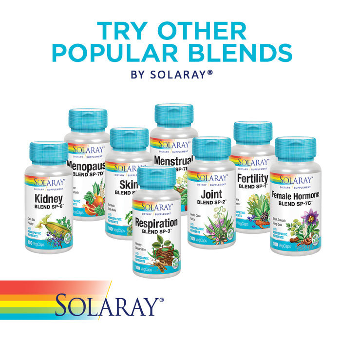 Solaray Skin Blend SP-4 | Herbal Blend w/ Cell Salt Nutrients to Help Support Healthy Skin | Non-GMO, Vegan | 100 VegCaps