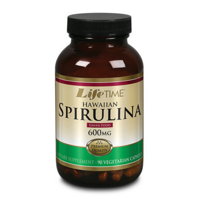 LIFETIME Spirulina, Veg Cap (Btl-Glass) 750mg | 90ct