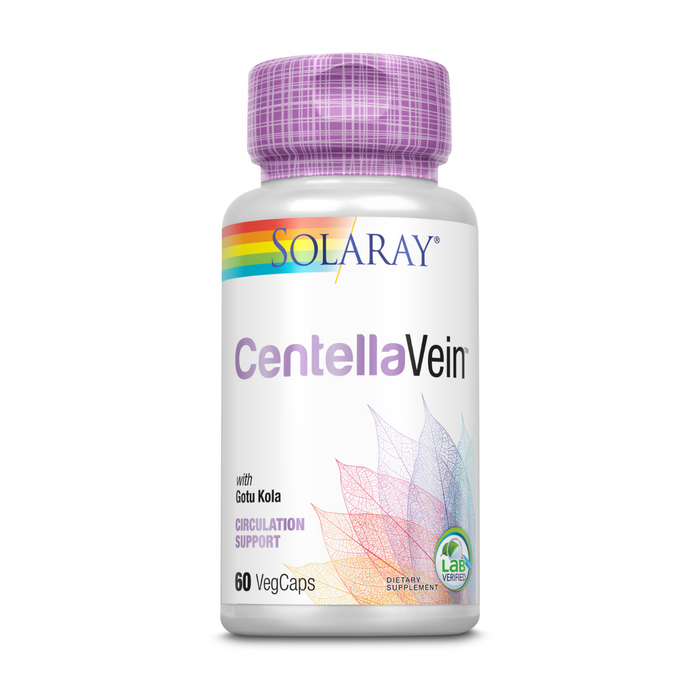 Solaray CentellaVein, Veg Cap (Btl-Plastic) 250mg | 60ct