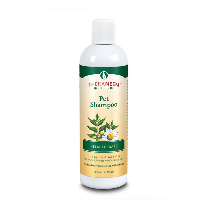 TheraNeem Pet Shampoo For Sentivive Pets | Neem Therape | 12 oz.