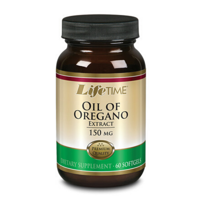 LIFETIME Oil of Oregano Extract, Softgel (Btl-Glass) 150mg | 60ct