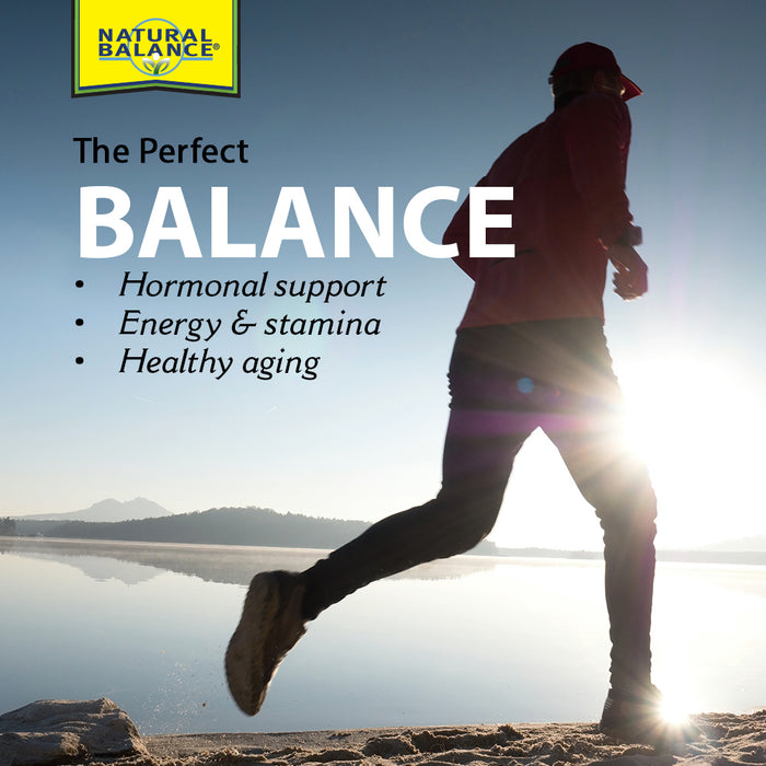 Natural Balance DIM for Men | Hormone Balance Supplement for Energy, Vitality & Mood Support | With Maca & Broccoli Extract | 60 VegCaps