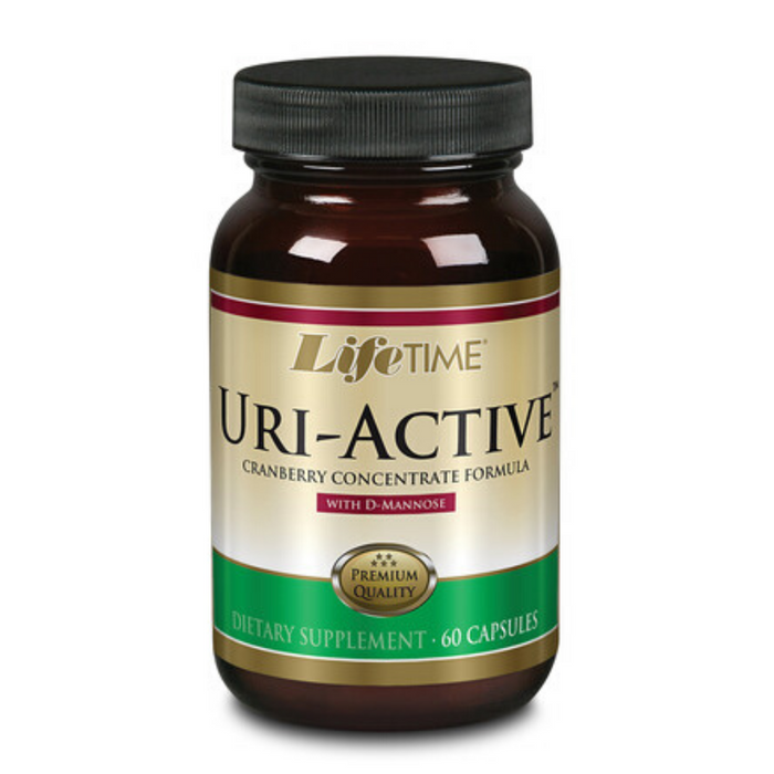 LIFETIME Uri-Active w/ D-Mannose & Cranberry, Veg Cap (Btl-Glass) | 60ct