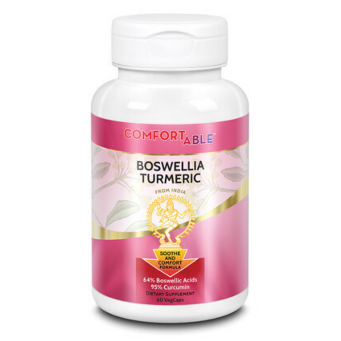 LIFETIME ComfortCaps Boswellia Turmeric Complex, Veg Cap (Btl-Glass) | 30ct