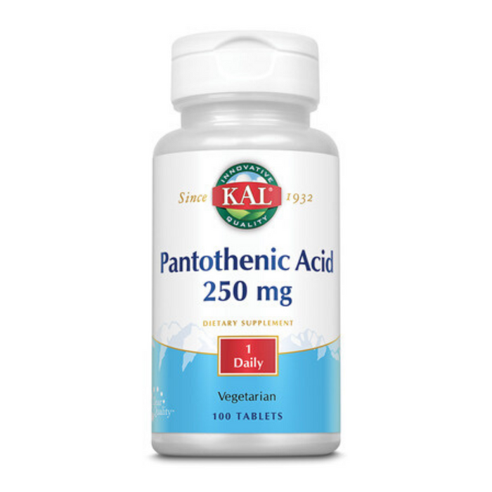 KAL Pantothenic Acid 250mg | 100ct