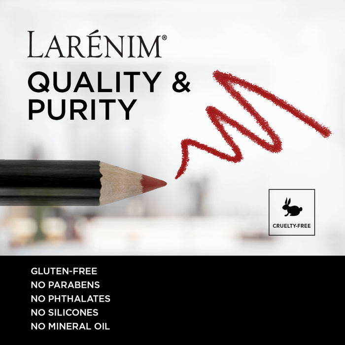 Larenim Strawberry Daiquiri Ultra Wear Lip Pencil | Sculpts, Enhances & Defines Lips | Extends Wear of Lipstick or Lip Gloss | No Gluten | 1g