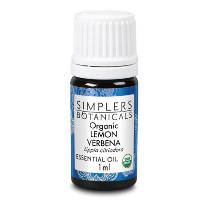 Simplers Botanicals Lemon Verbena Oil Organic (Btl-Glass) | 1ml