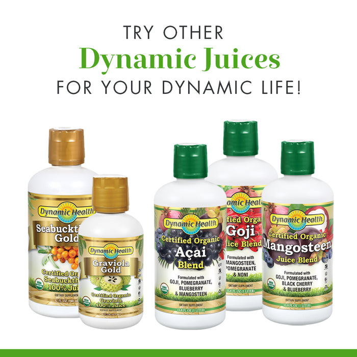 Dynamic Health Nopal Gold, Organic, No Additives, Antioxidant Support, Vegan, Gluten Free, Non-GMO, 32 Fl oz