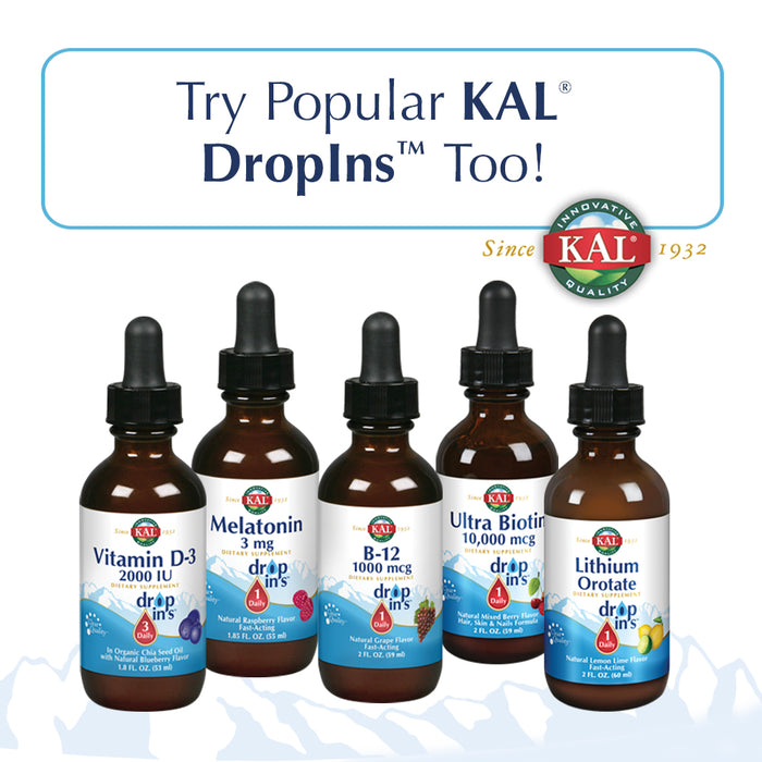 KAL B-12 ActivSpray 2500 mcg | Natural Grape Flavor | Healthy Metabolism, Energy, Nerve & Red Blood Cell Support | 2oz Liquid | 80 Servings