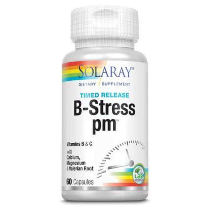 Solaray B Stress P.M., Capsule (Btl-Plastic) | 60ct