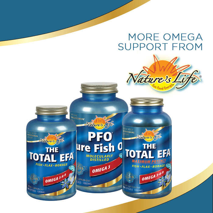 Nature's Life Krill Oil 1000mg, Ultra Potent Mini Softgels | Immune, Heart, Joint Support with Omega-3s | 90ct, 45 Serv.