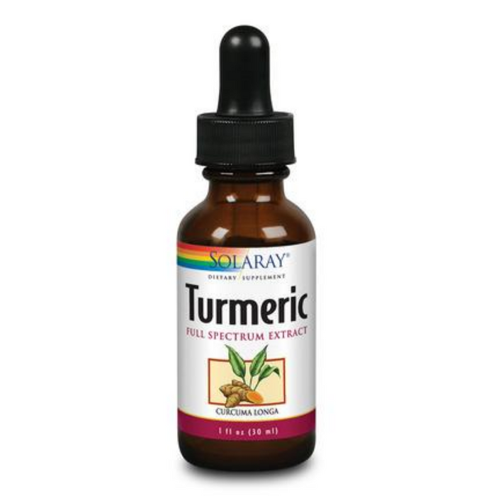 Solaray Guaranteed Potency Turmeric Root Extract, Drops (Btl-Glass) | 1oz