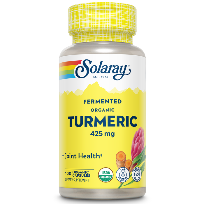 Solaray Fermented Turmeric Root 500mg | 100 VegCaps