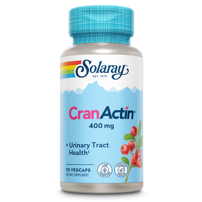 Solaray Cranactin Cranberry AF Extract Capsules, 400 mg