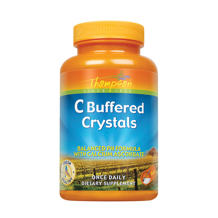 Thompson Buffered C Crystals Buffered, Fine Powder, Unflavored (Btl-Plastic) 3000mg 4oz