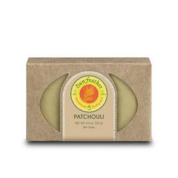 SunFeather Patchouli Soap, Bar (Carton) | 4.3oz