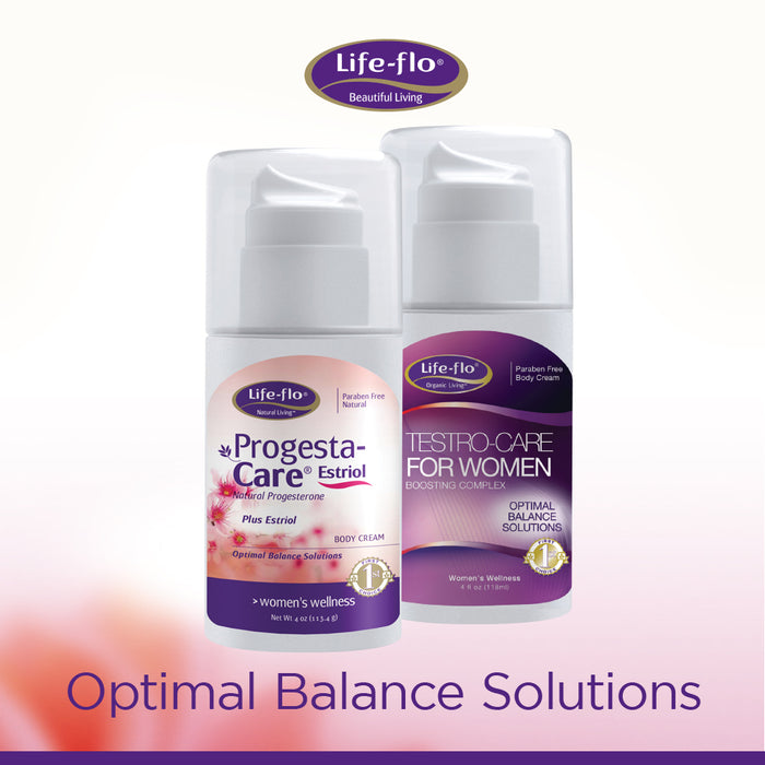 Life-Flo Progesta-Care | Natural Progesterone USP | Physician-Developed Body Cream for Optimal Balance | 4-oz Pump