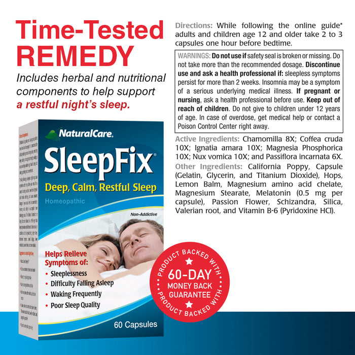 SleepFix : 35500: Cap, (Carton) 60ct