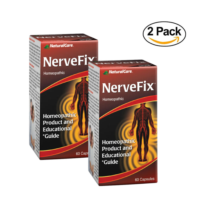 Natural Care NerveFix | Homeopathic Support for Nerve Pain, Numbness, Tingling & Burning Relief | 60 CT | 2 pk