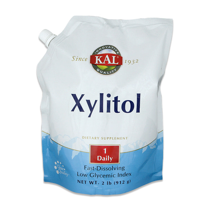 KAL Xylitol | Fast Dissolving Powder | Low Glycemic Sweetness | Fewer Calories Than Sugar | Wont Promote Tooth Decay | 2lbs