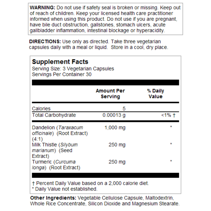 LIFETIME Milk Thistle Blend Liver Cleanse Formula | With Dandelion Root and Turmeric