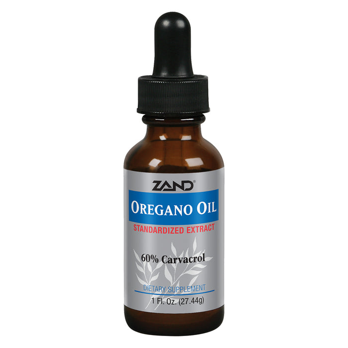 Zand Oregano Oil Immune Support Formula | Standardized to Contain 60% Carvacrol | Topical & Internal Use, 1oz, 274 Servings