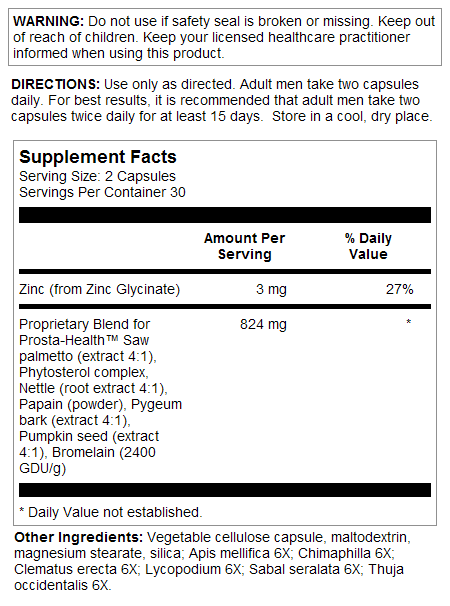 NaturalCare ProstaHealth | 60ct